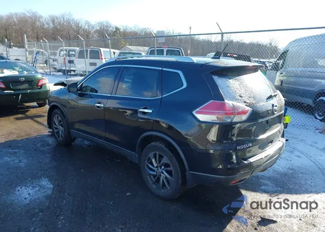 2016 Nissan Rogue Sl z USA, uszkodzony, nr VIN KNMAT2MV4GP690009
